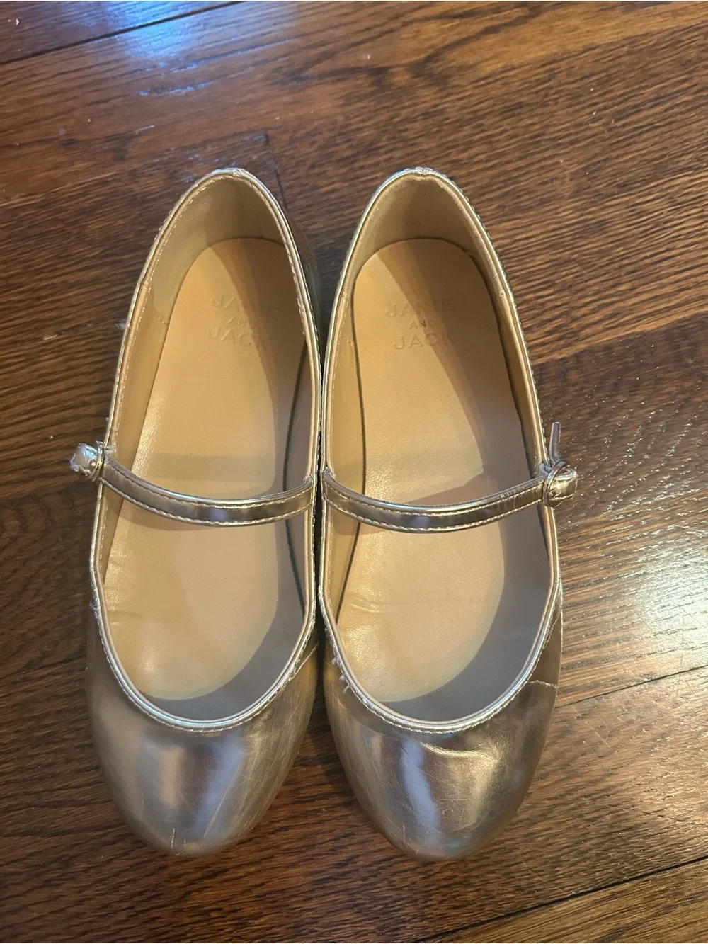 Janie Jack gold flats